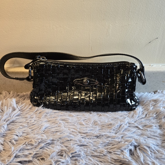 Elliott Lucca Woven Black  Leather bag - Picture 6 of 16